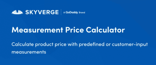 Measurement Price Calculator -SkyVerge