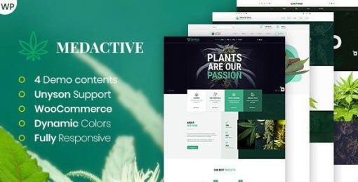 Medactive - Medical Marijuana Dispensary WordPress Theme