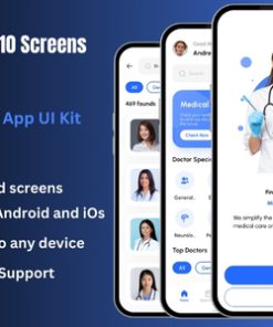 Medica Pro - Doctor Appointment Booking & Consultation React Native Expo App Ui Kit