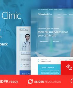 Medical Clinic - Doctor and Hospital Health WordPress Theme