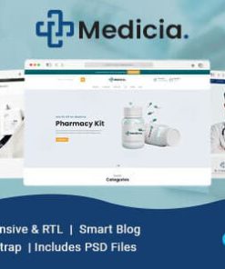 Medicia - Health and Medical Store OpenCart Theme