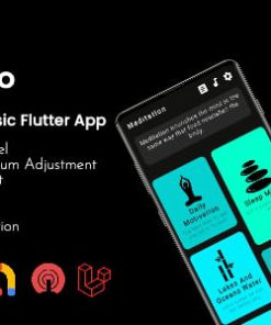 Medito - Relaxing Meditation Sounds Flutter App + Admin Panel