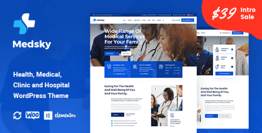 Medsky - Health Medical Clinic WordPress Theme