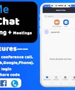 MeetMe - Meeting, Webinar, Online Training, Jiomeet, Zoom Clone, Meet Clone