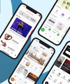 Mega Bundle Flutter UI Kit | All in one | 6 Premium Apps (Add 1 App Every Month)