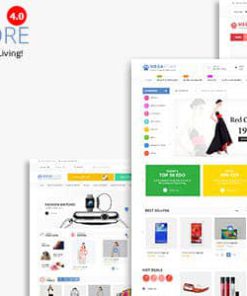 Mega Marketplace Store RTL Responsive WooCommerce WordPress Theme