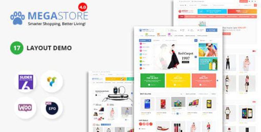 Mega Marketplace Store RTL Responsive WooCommerce WordPress Theme