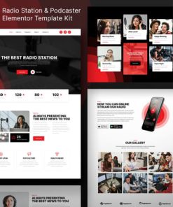 MegaFM – Radio Station & Podcaster Elementor Template Kit