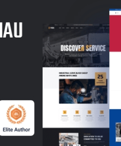 Megamau – Industry and Factory WordPress Theme