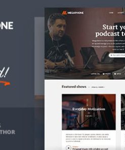 Megaphone - Podcast WordPress Theme