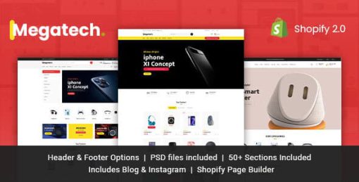 Megatech Multipurpose Shopify Theme