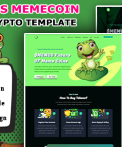 Meme coin – React JS Memecoin ICO and Crypto Template