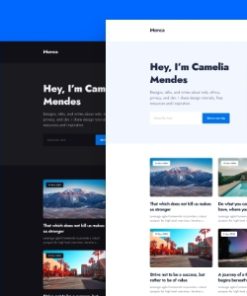 Menca – Modern Personal Blogging Theme for HUGO