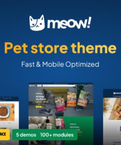 Meow! - Pet Care & Pet Shop Elementor WordPress WooCommerce Theme