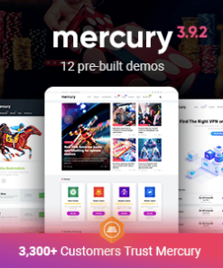 Mercury - Affiliate WordPress Theme. Casino, Gambling & Other Niches. Reviews & News