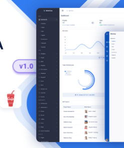 Metrica - React Admin & Dashboard Template (React 18)