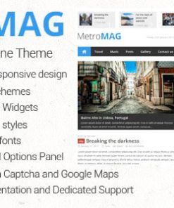 Metro Magazine Responsive WordPress Theme