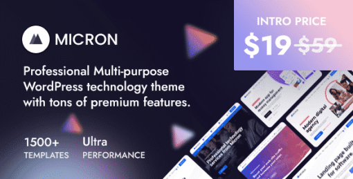 Micron - IT Solutions & Software WordPress theme