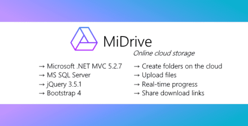 MiDrive - Cloud storage