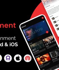 Mighty Entrainment - Flutter Video Streaming App for Android and iOS with Php Backend