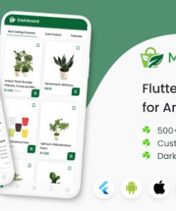 Mighty Plant Shop - Flutter Full App for Nurseries with WooCommerce backend