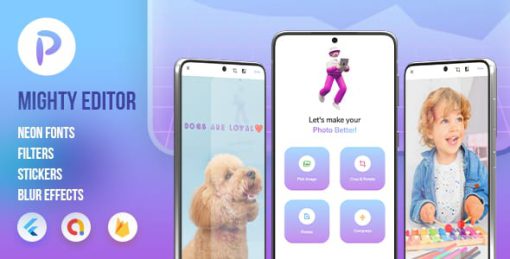 MightyEditor - Flutter Photo Editor App