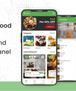 MightyFood - Flutter Online Food Ordering System with Laravel backend, Admin/Restaurant Panel & User