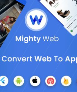 MightyWeb Webview: Web to App Convertor(Flutter + Admin Panel)