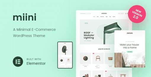 Miini - A Minimal WooCommerce Theme