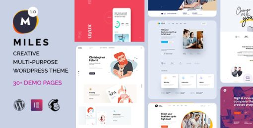 Miles - Multipurpose Creative WordPress Theme