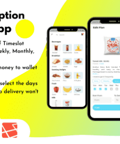 Milk Subscription Flutter App UI Kit- Grocery, Water, Vegetables