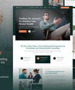 Mindary – Psychology & Counseling Elementor Template Kit