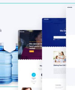 Mineralo - Bottled Water Delivery Service For Home & Office HTML Template