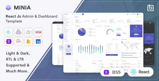 Minia - React Admin & Dashboard Template