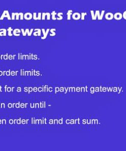 Minimum and Maximum Amounts for WooCommerce Payment Gateways