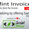 Mint Invoice SaaS Version - Create, Send, Pay Invoices, Paypal & Stripe Payment Gateway