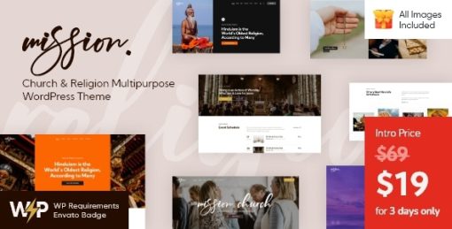 Mission - Church & Religion Multipurpose WordPress Theme
