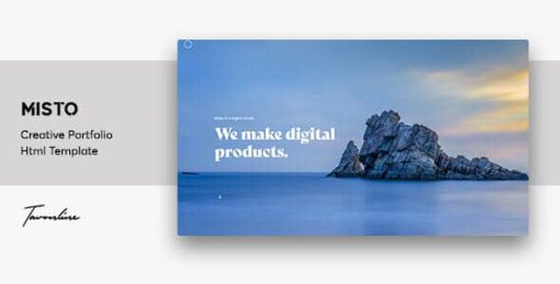 Misto - One Page Portfolio Template