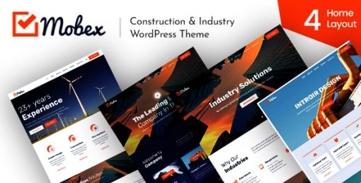 Mobex - Construction & Industry WordPress Theme