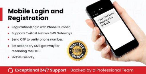 Mobile Login and Registration