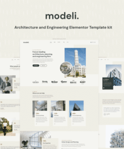 Modeli - Architecture & Engineering Elementor Template kit