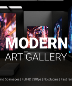 Modern Art Museum Gallery AI Traditional Art NFT Exhibition