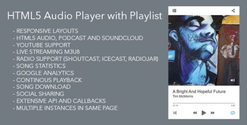 Modern Audio Player Wordpress Plugin