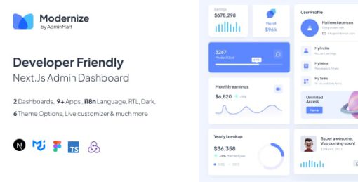 Modernize Next Js Admin Dashboard