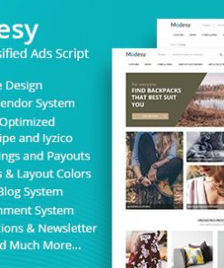 Modesy - Marketplace & Classified Ads Script