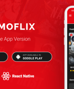 MoFlix Mobile App - React Native - Movies - TV Series