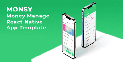 Monsy Money Manage React Native App Template