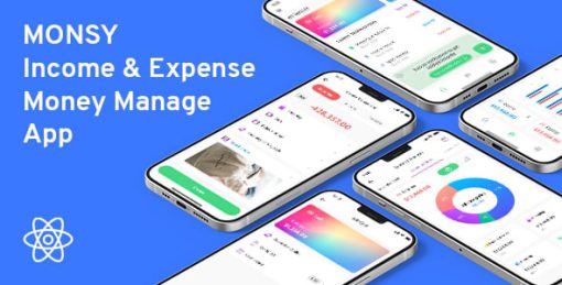 Monsy - Money Manage React Native Full Application