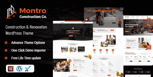 Montro - Construction WordPress Theme