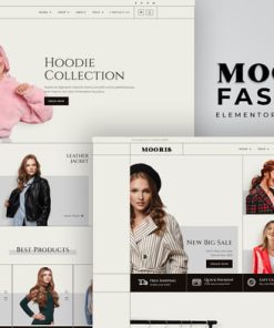 Mooris - WooCommerce Fashion Elementor Template Kit